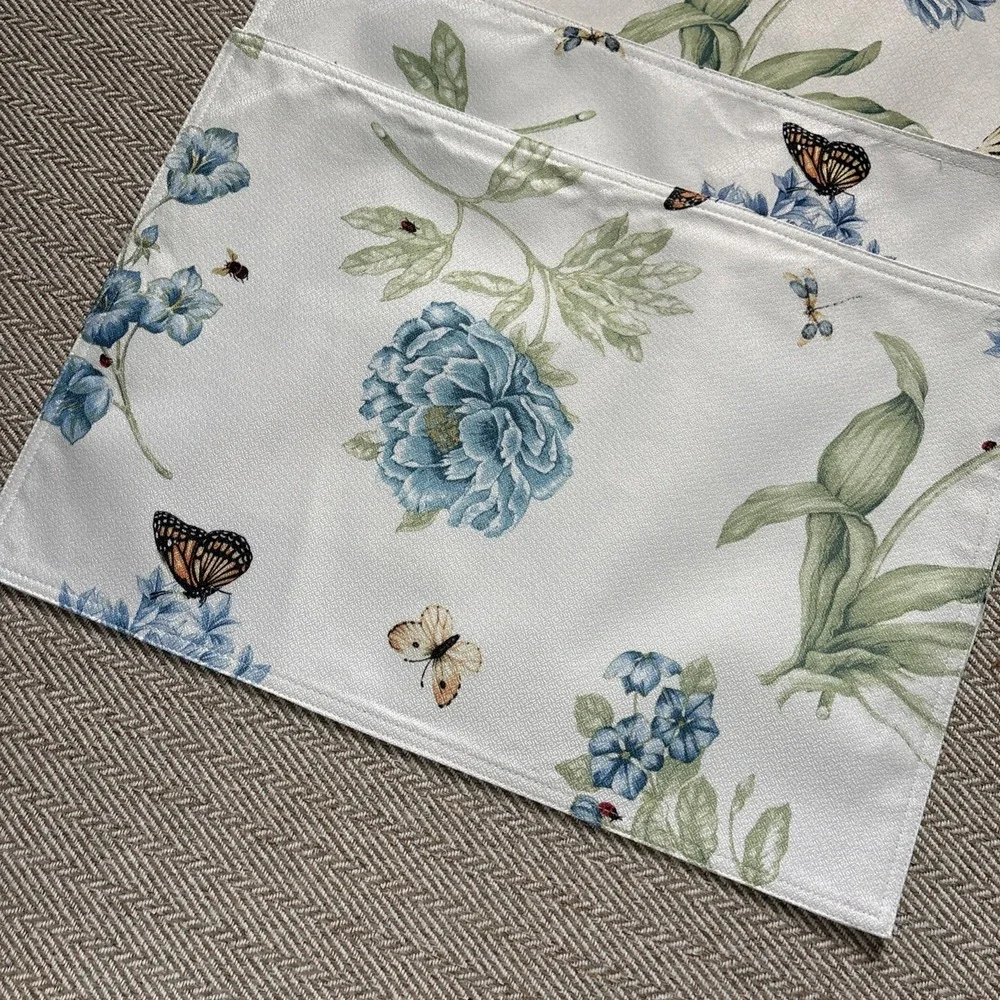 LENOX Butterfly Meadow Blue Placemats  13